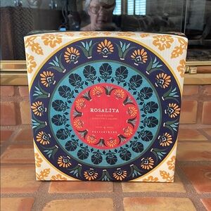 4 Pottery Barn Rosalita salad plates, new in box